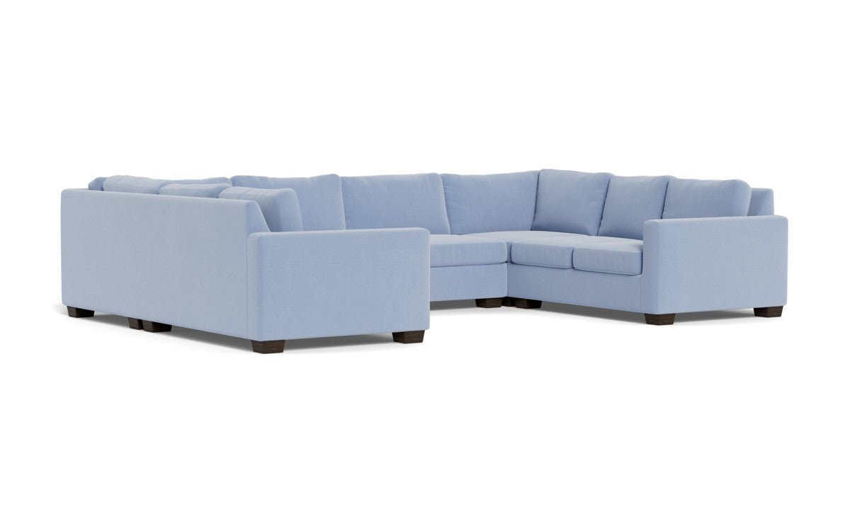 Track 141" Corner Sofa U Sectional - Dream French Blue