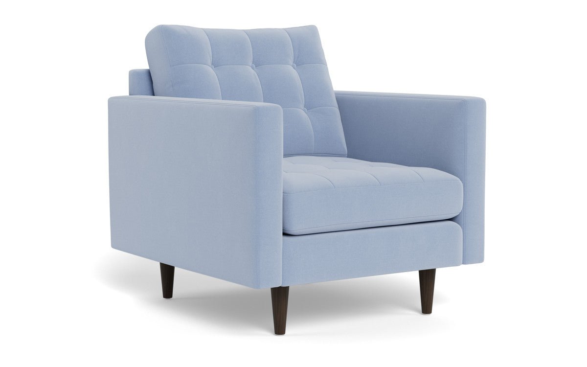 Wallace 52" Chair 1/2 - Dream French Blue