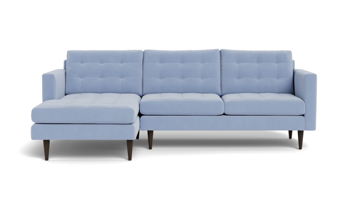 Wallace 98" Left Chaise Sectional - Dream French Blue