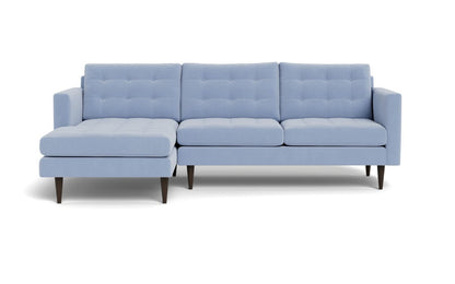 Wallace 98" Left Chaise Sectional - Dream French Blue