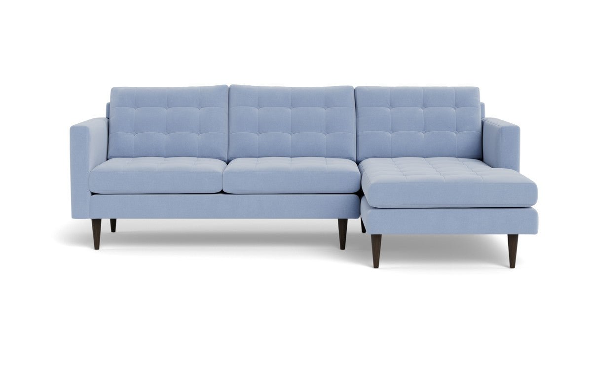 Wallace 98" Right Chaise Sectional - Dream French Blue