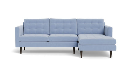 Wallace 98" Right Chaise Sectional - Dream French Blue