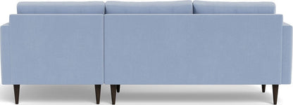 Wallace 98" Right Chaise Sectional - Dream French Blue