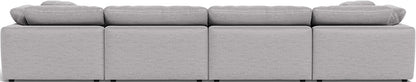 Fluffy 178" 4 Piece Sectional W/Double Otto - Bennett Dove