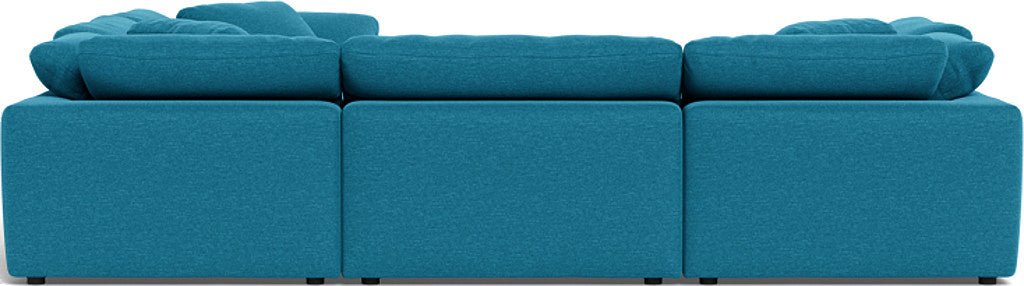 Fluffy 133.5" 6 Piece Sectional W/Ottoman - Bennett Peacock