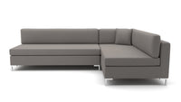 Bonnell 119" Right Corner Armless Sectional - Peyton Slate