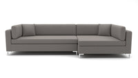Bonnell 137" Right Cuddler Sectional - Peyton Slate