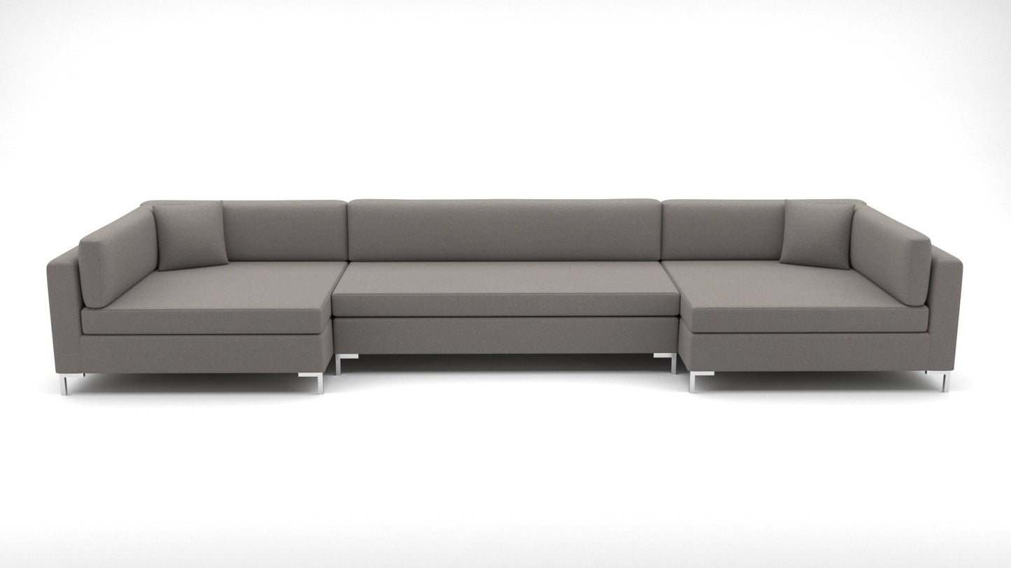 Bonnell 188" U Cuddler Sectional - Peyton Slate
