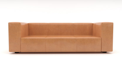 Brentwood 92" Leather Sofa - Hudson Lager