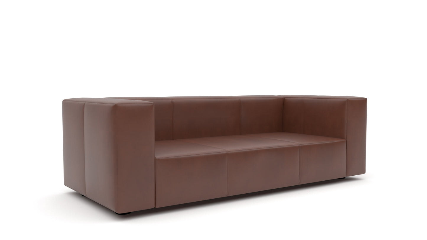 Brentwood 92" Leather Sofa - Ever-Last Leverage