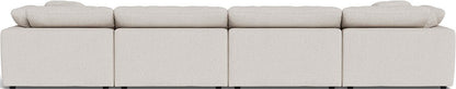 Fluffy 178" 4 Piece Sectional W/Double Otto - Camila Oyster