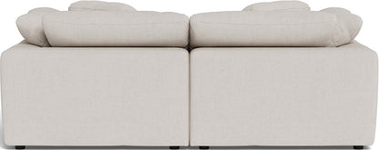 Fluffy 89" 2 Piece Sofa w/Otto - Camila Oyster