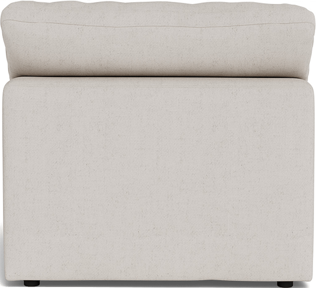 Fluffy Small Armless Chair - Bennett Red