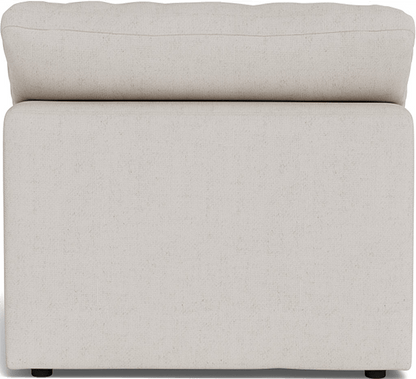 Fluffy Small Armless Chair - Bennett Red