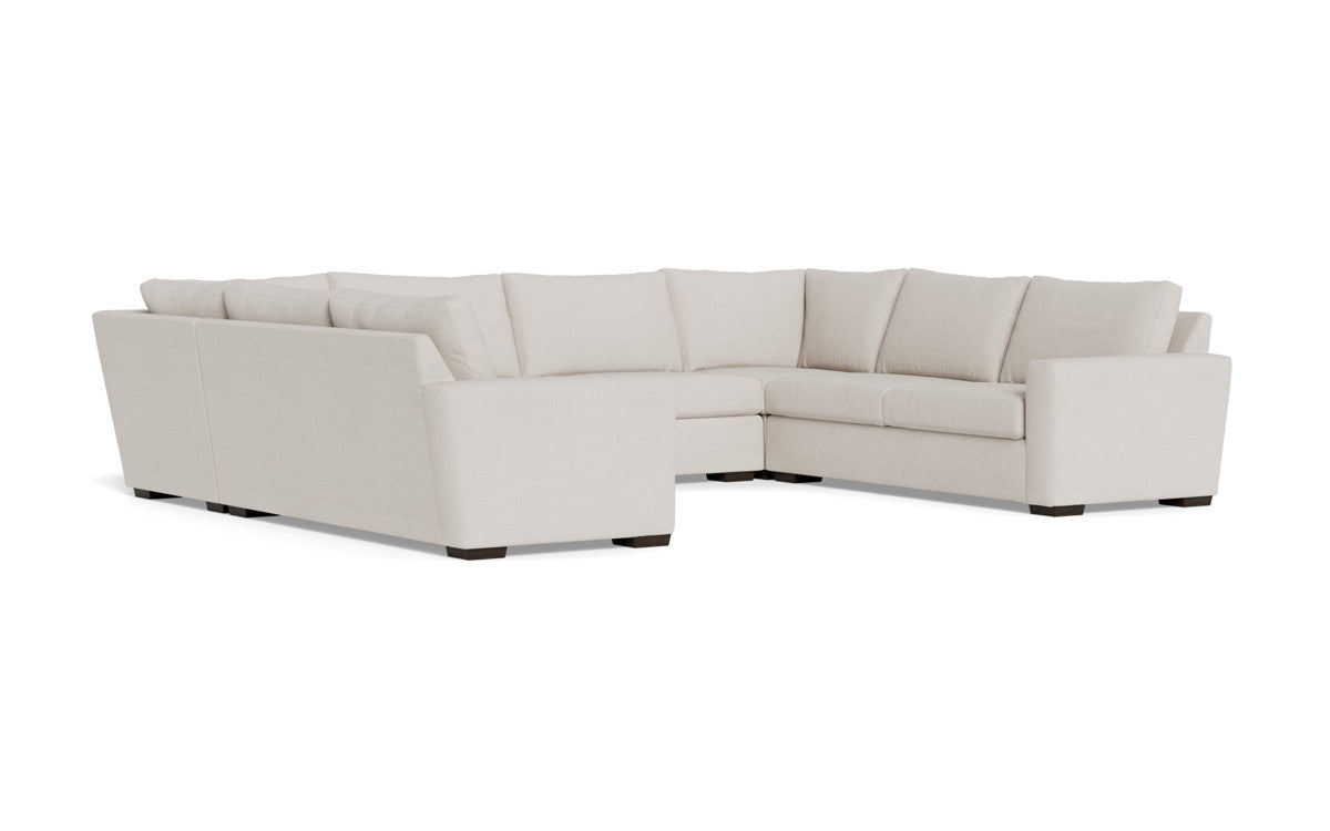 Mesa 154" Condo U Sectional - Bloke Snow