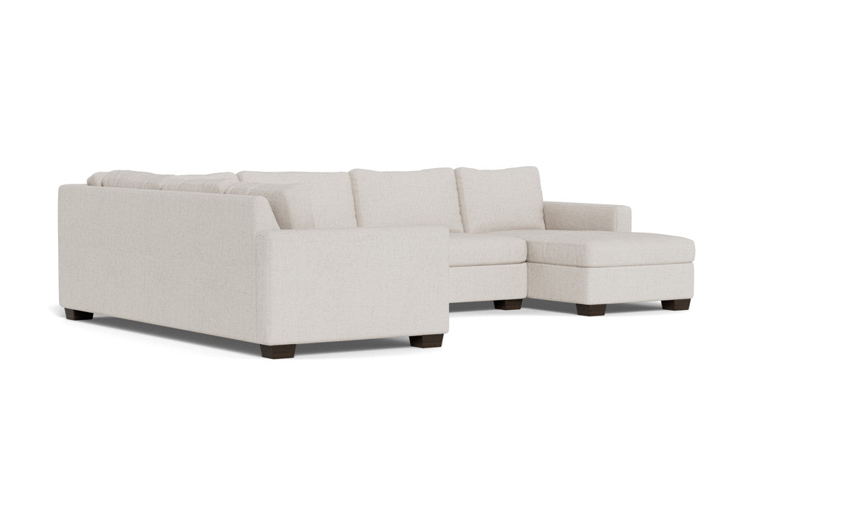 Track 141" Corner Sectionals w. Right Chaise - Camila Oyster