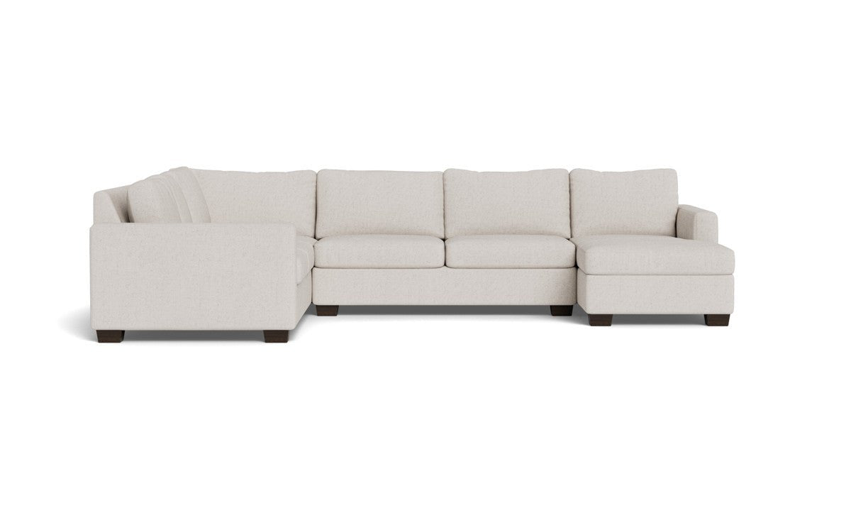 Track 141" Corner Sectionals w. Right Chaise - Camila Oyster