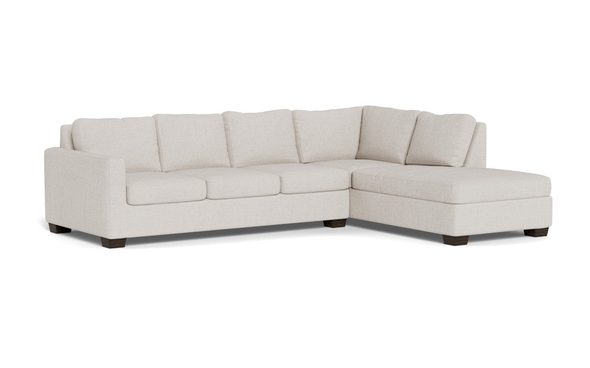 Track 121" Right Chaise Sleeper Sectional - Camila Oyster