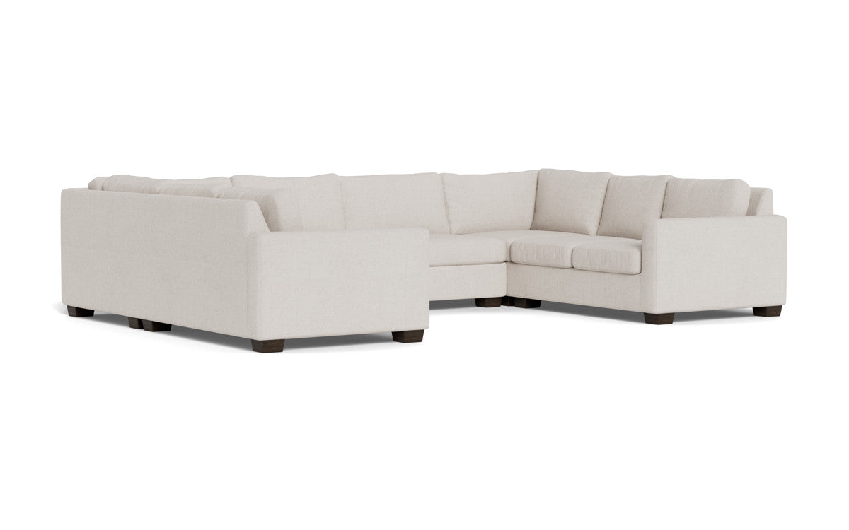 Track 141" Corner Sofa U Sectional - Camila Oyster