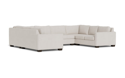 Track 141" Corner Sofa U Sectional - Camila Oyster