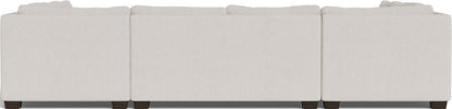 Track 141" Corner Sofa U Sectional - Camila Oyster