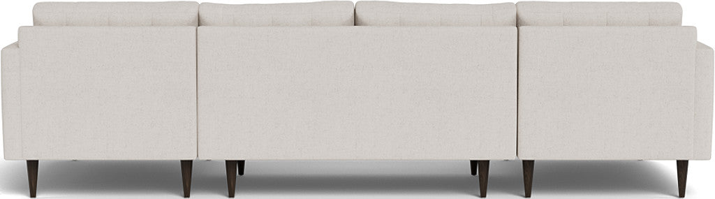 Wallace 126" Double Chaise U Sectional - Camila Oyster