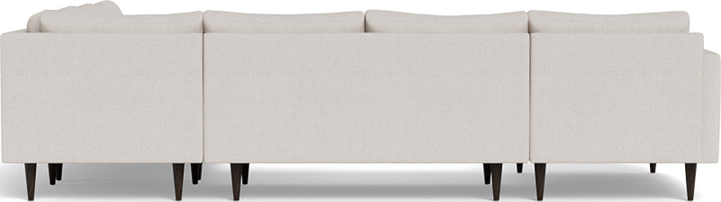 Wallace 130" Untufted Corner Sectionals w. Left Chaise - Bloke Snow