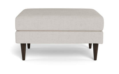 Wallace Untufted Ottoman - Bennett Red