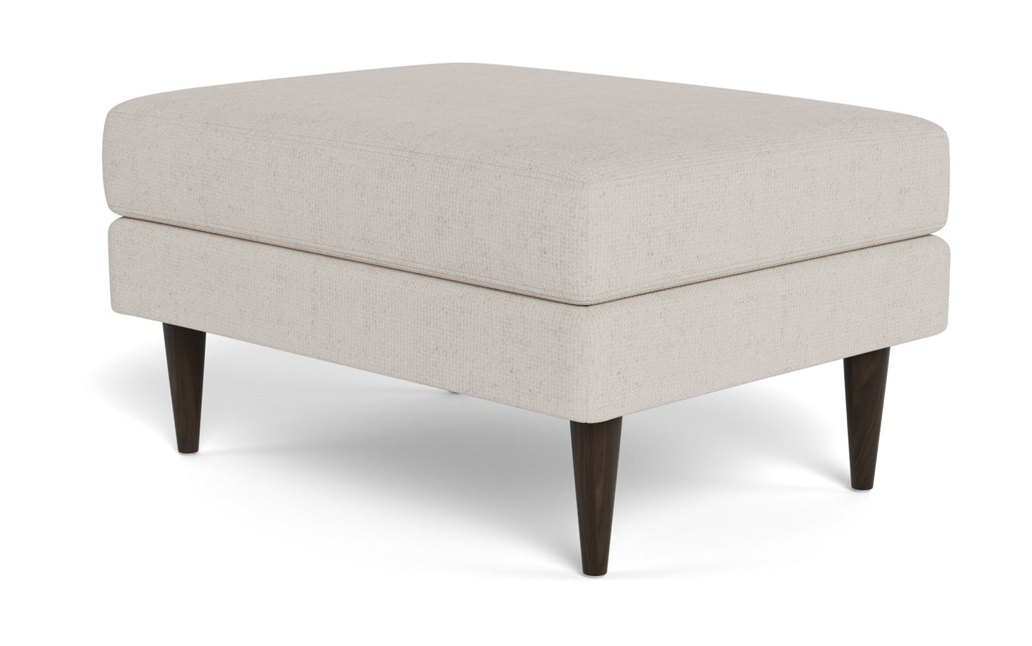 Wallace Untufted Ottoman - Camila Oyster
