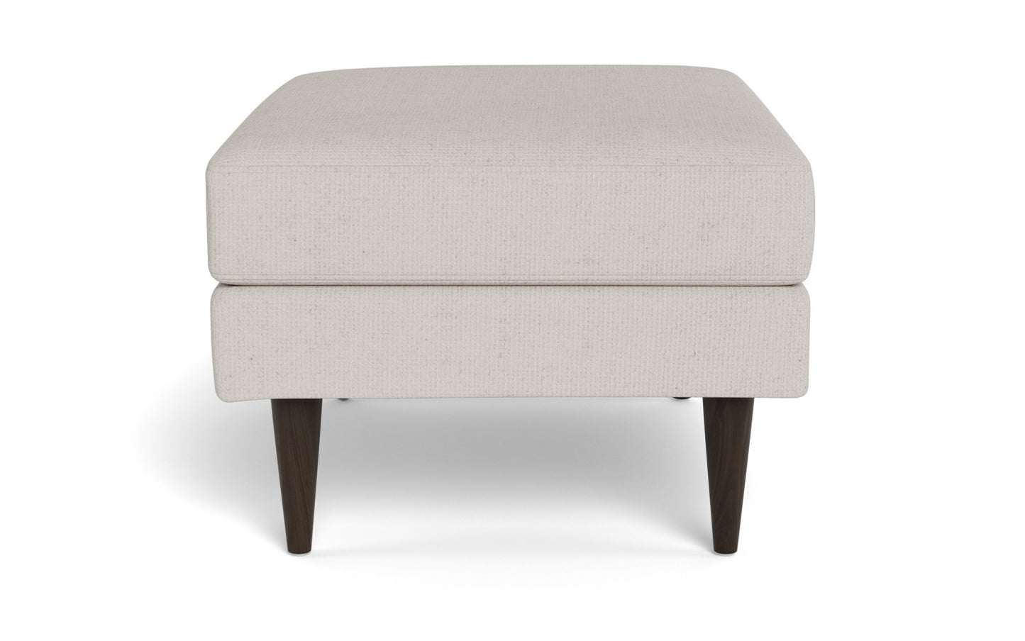 Wallace Untufted Ottoman - Camila Oyster