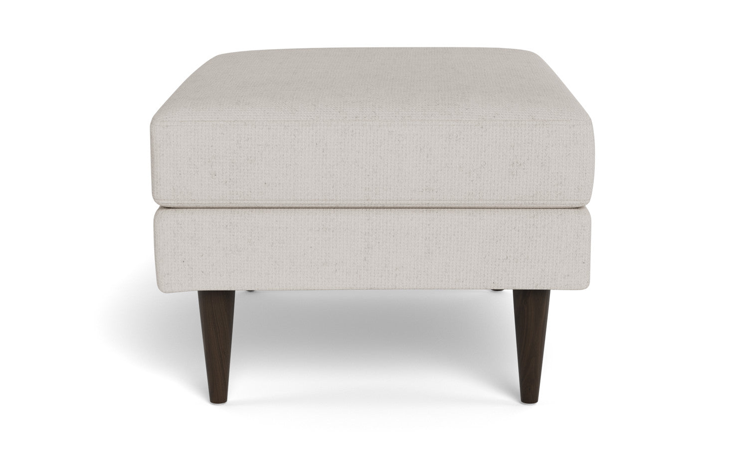 Wallace Untufted Ottoman - Camila Oyster