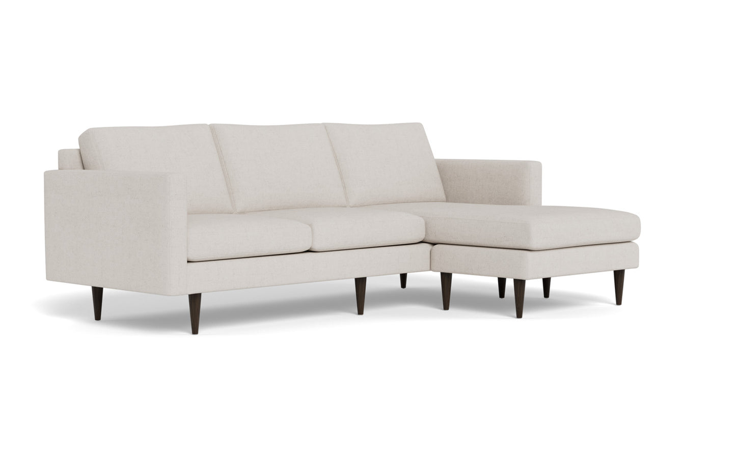 Wallace 98" Untufted Reversible Chaise Sofa - Camila Oyster