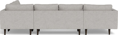 Ladybird 133" Corner Sectional with Left Chaise - Camila Smoke