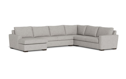 Mesa 156" Corner Sectionals w. Left Chaise - Camila Smoke