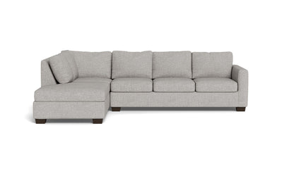 Track 121" Left Chaise Sleeper Sectional - Camila Smoke