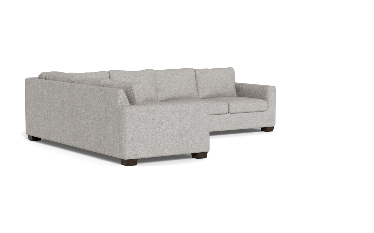 Track 121" Left Corner Sectional - Camila Smoke