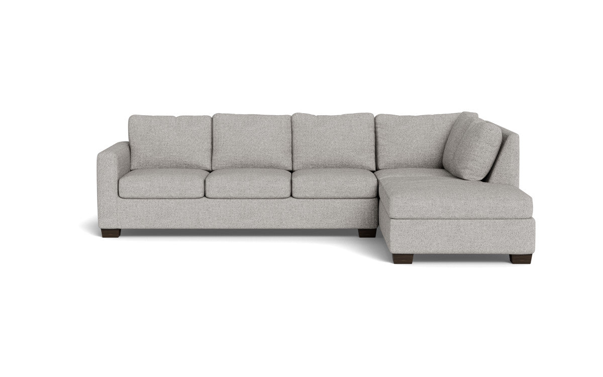 Track 121" Right Chaise Sleeper Sectional - Camila Smoke