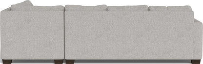 Track 121" Right Chaise Sleeper Sectional - Camila Smoke