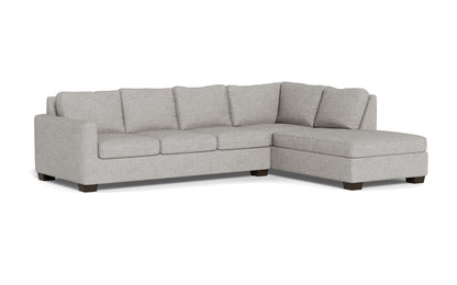 Track 121" Right Chaise Sleeper Sectional - Camila Smoke