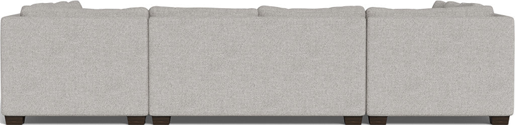 Track 141" Corner Sofa U Sectional - Camila Smoke