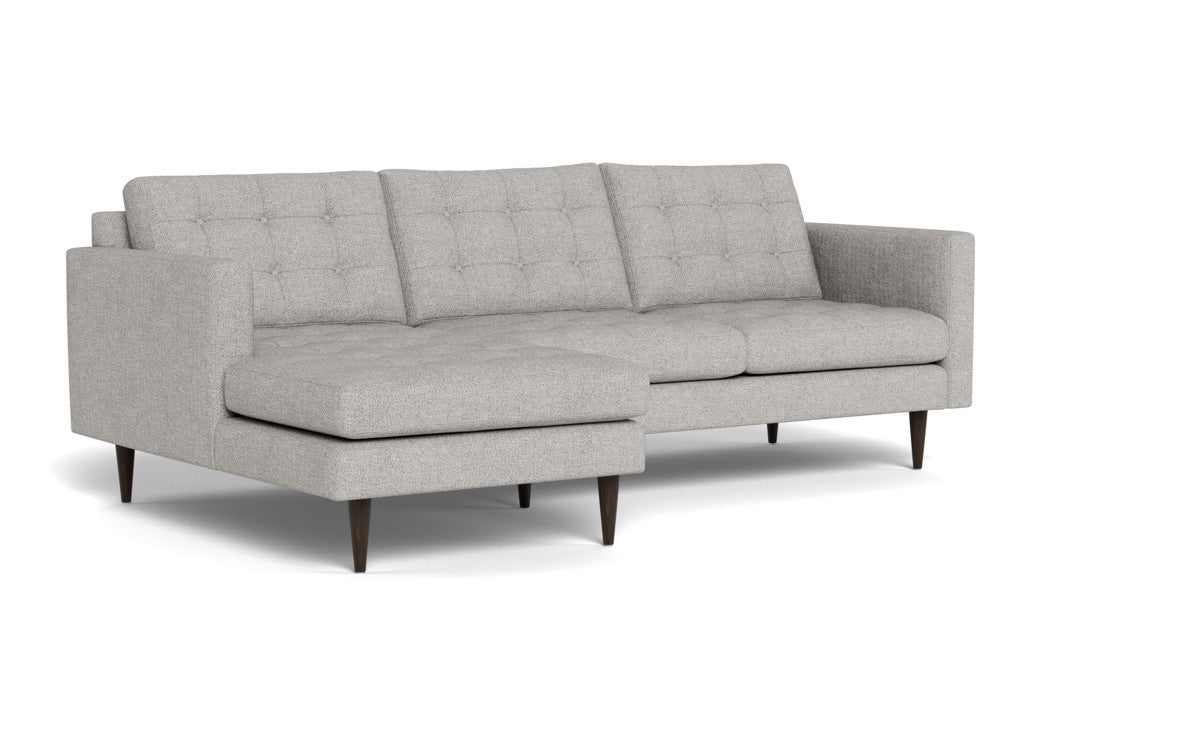 Wallace 98" Left Chaise Sectional - Camila Smoke