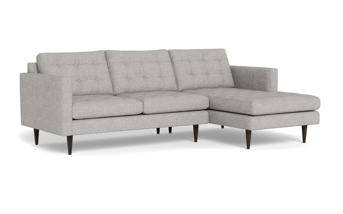 Wallace 98" Right Chaise Sectional - Camila Smoke