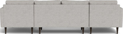 Wallace 126" Double Chaise U Sectional - Camila Smoke
