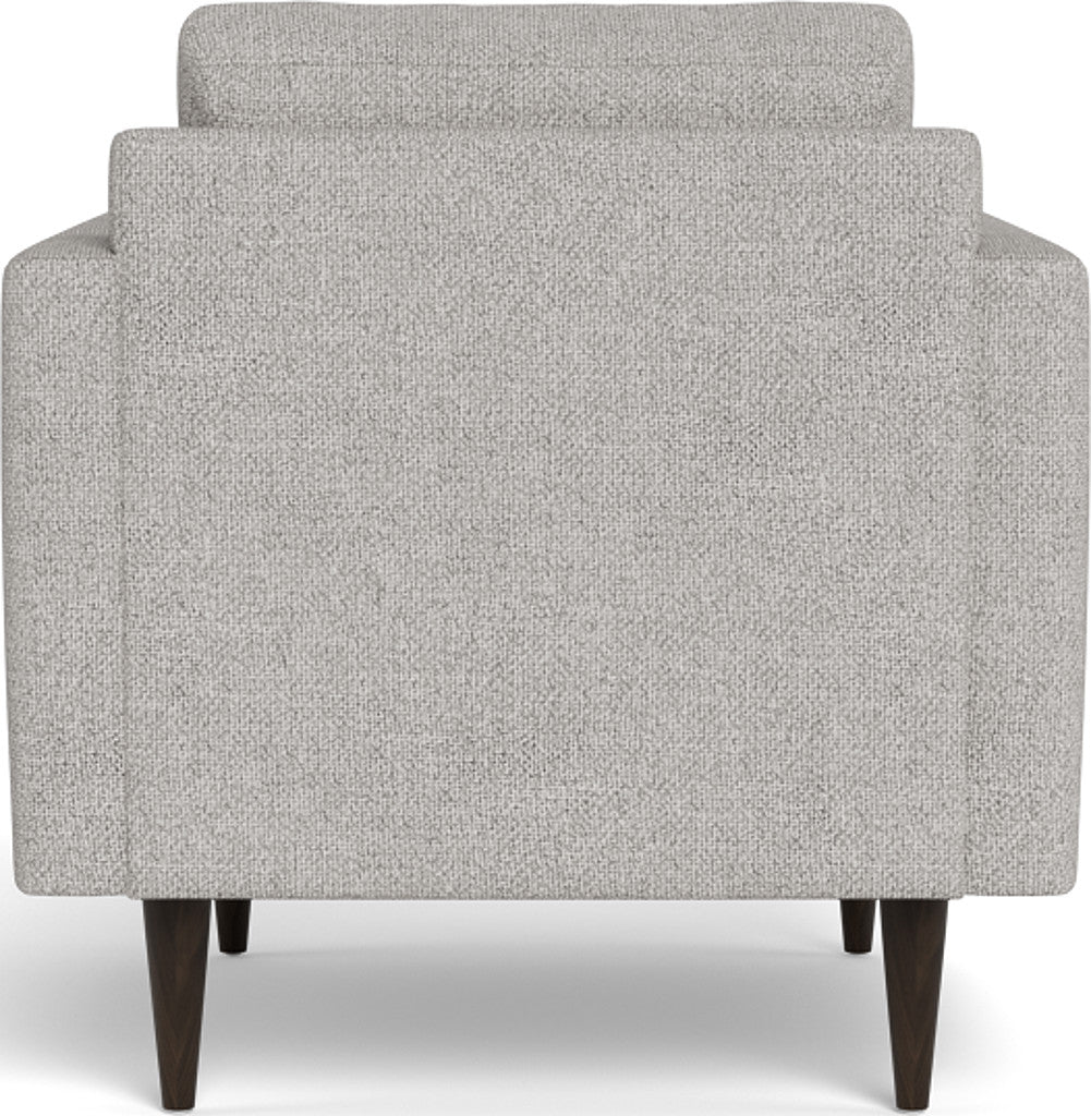 Wallace 34" Untufted Arm Chair - Camila Smoke