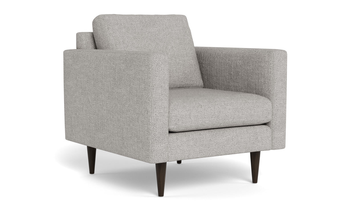 Wallace 34" Untufted Arm Chair - Camila Smoke