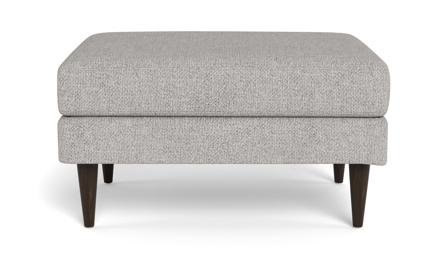 Wallace Untufted Ottoman - Camila Smoke
