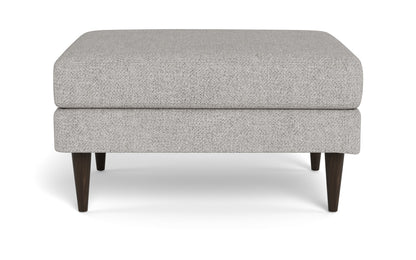 Wallace Untufted Ottoman - Camila Smoke