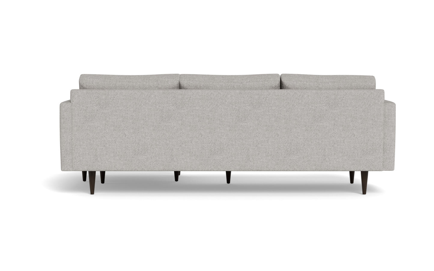 Wallace 98" Untufted Reversible Chaise Sofa - Camila Smoke