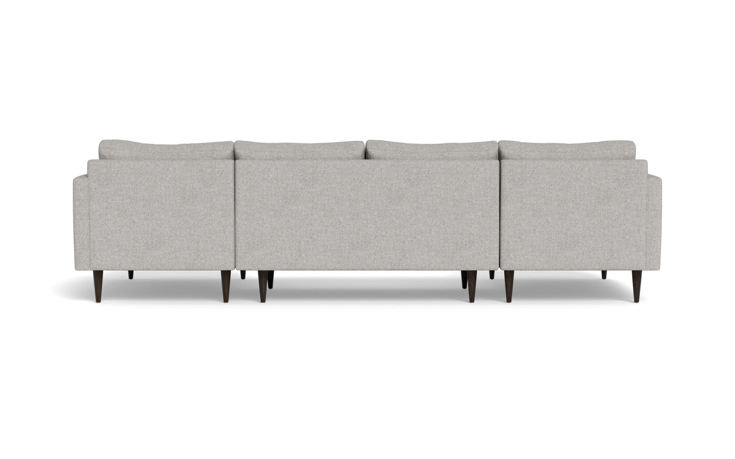 Wallace 126" Untufted Double Chaise U Sectional - Camila Oyster