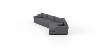 Cedar Park 154" Raf Cuddler Sectional - Wiley Charcoal